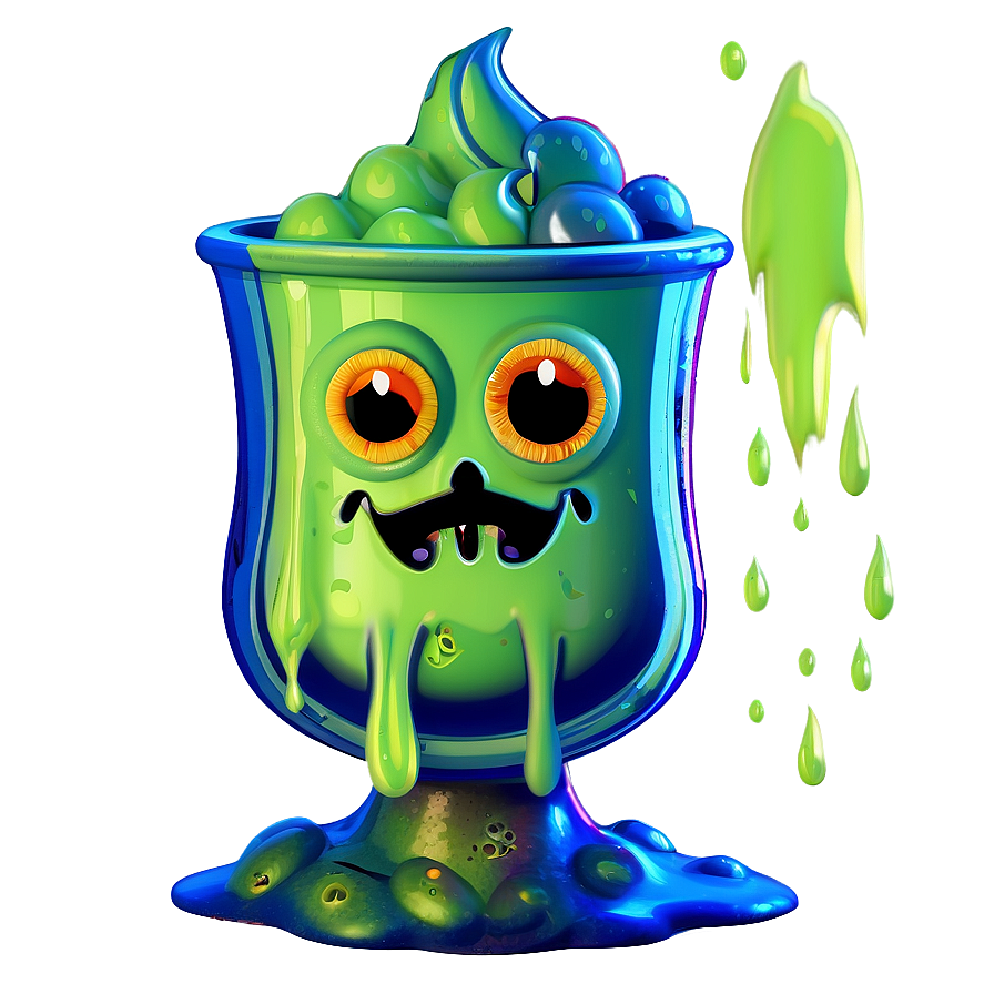 Monster Slime Halloween Png Sse