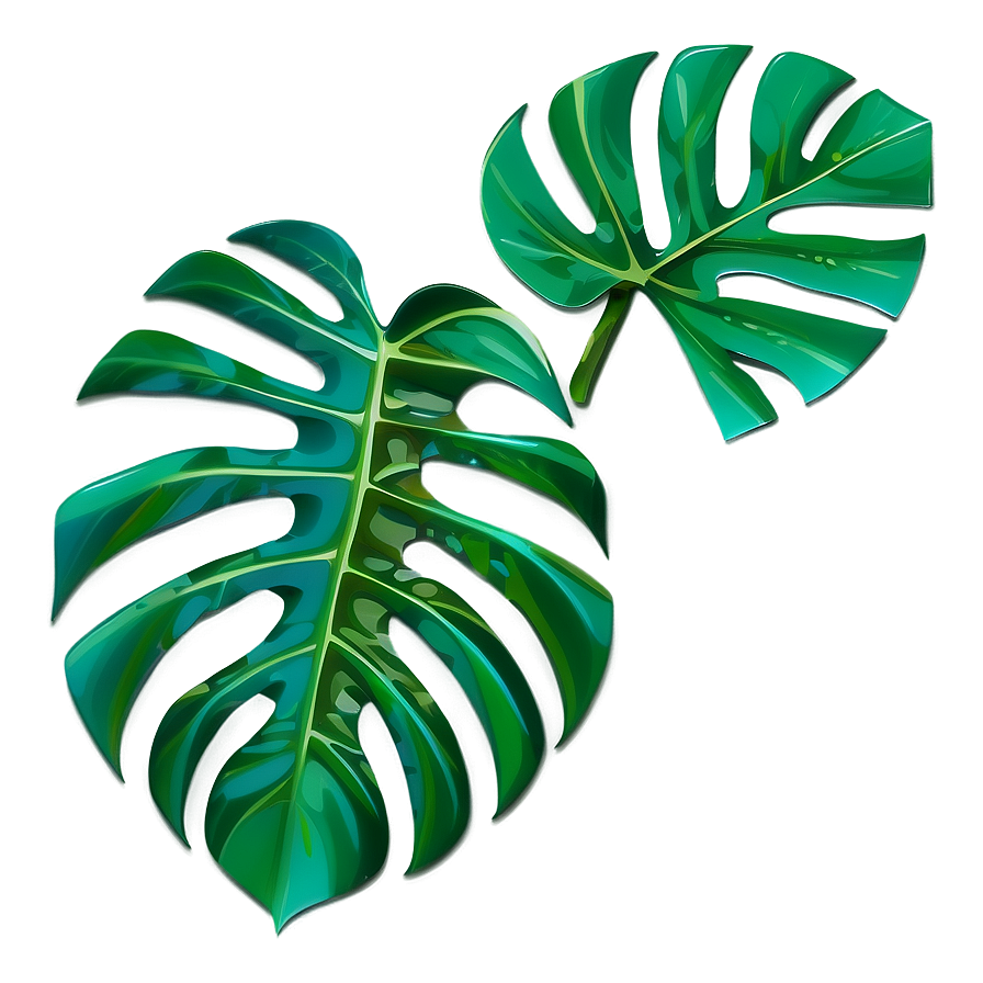 Monstera Leaf Mosaic Png 05232024