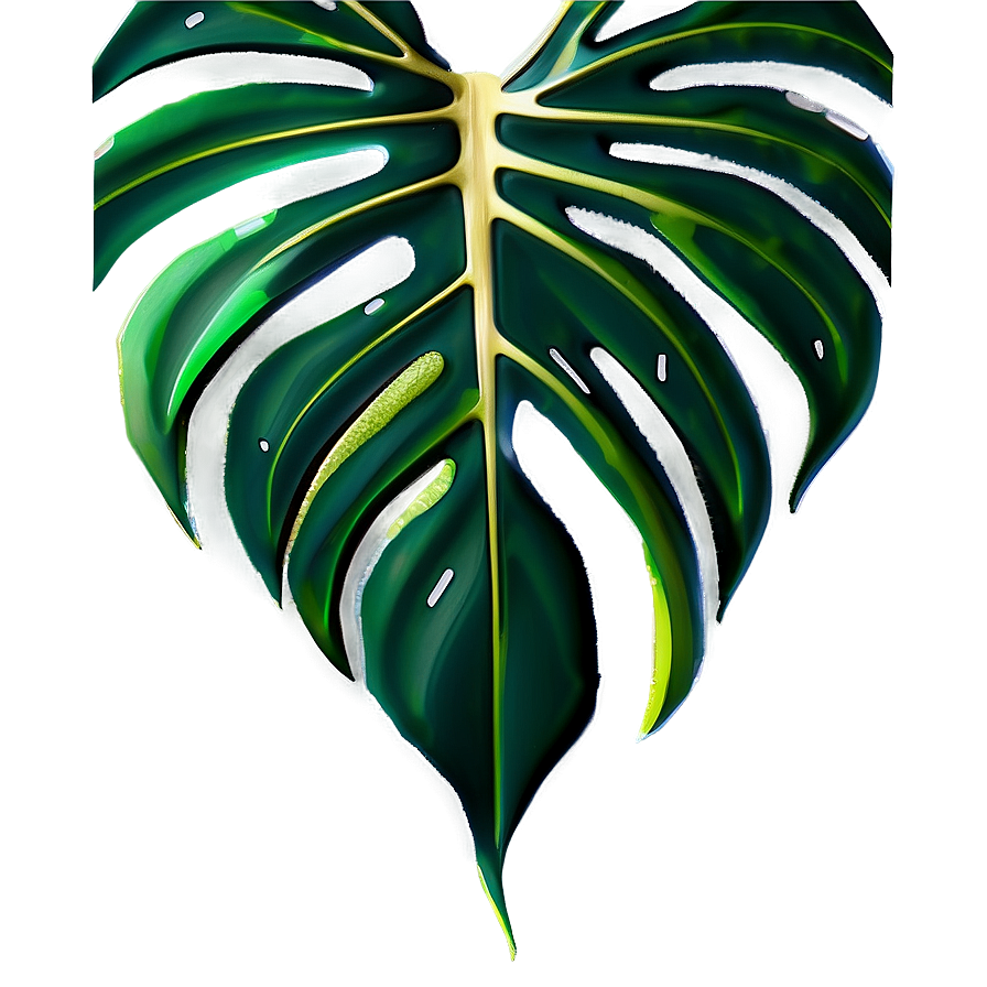 Monstera Leaf Mosaic Png Jjt