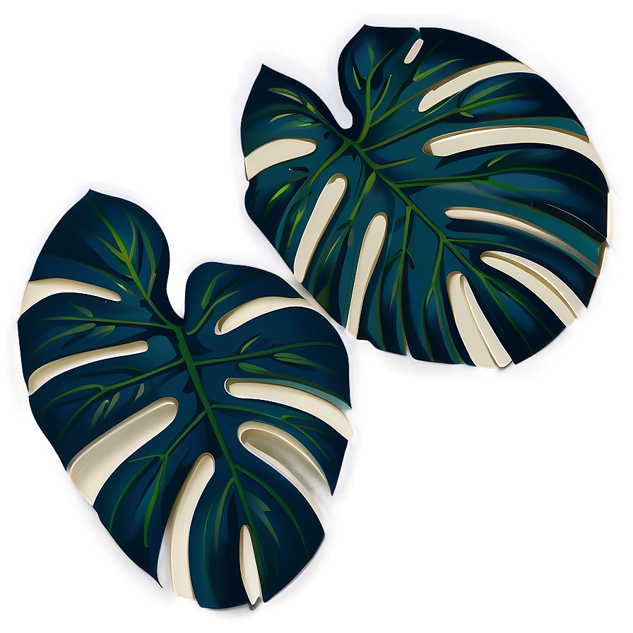 Monstera Leaf Pattern Png Evc15