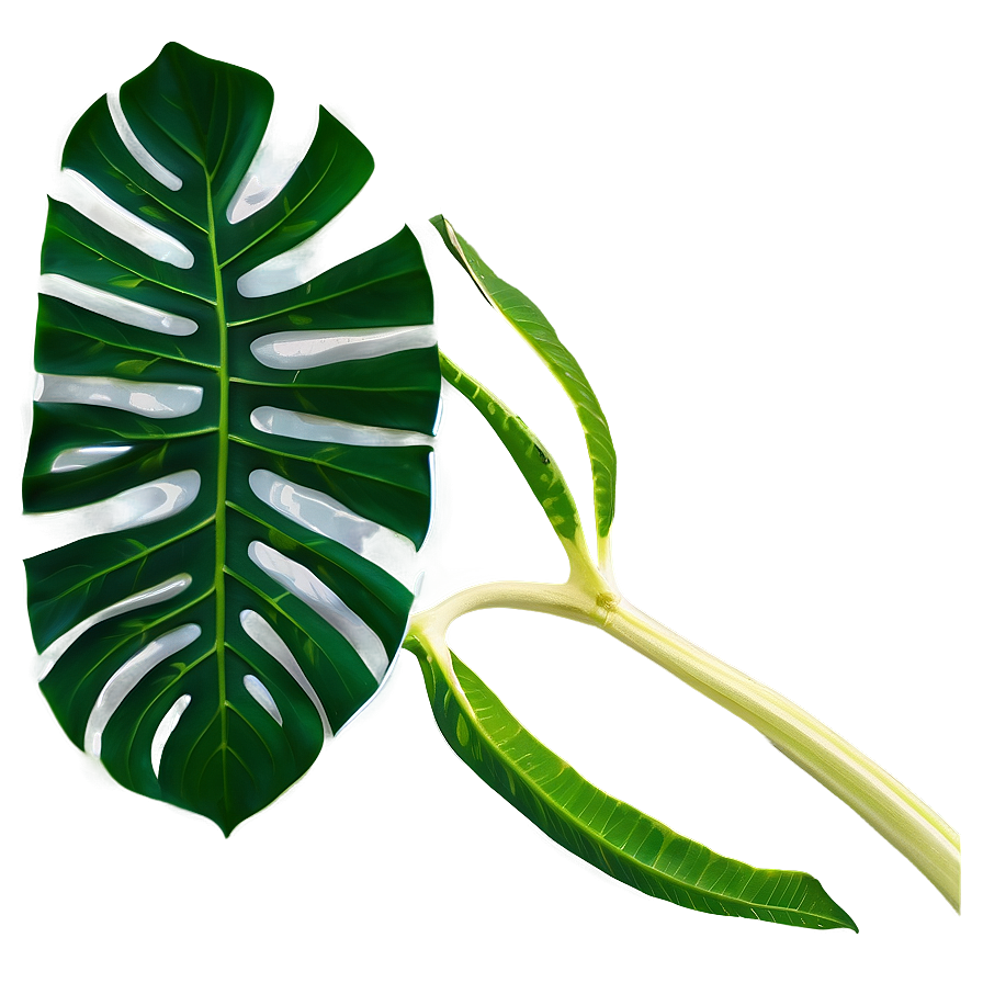 Monstera Leaf Transparent Background Png 44