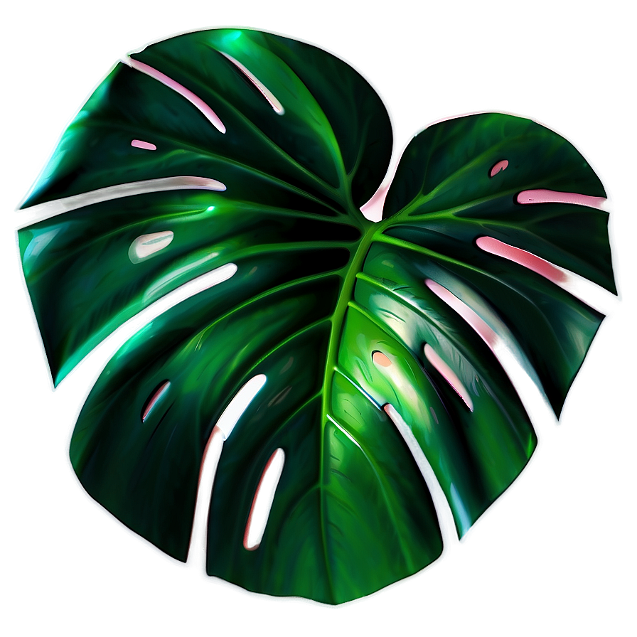 Monstera Tropical Leaf Png 81