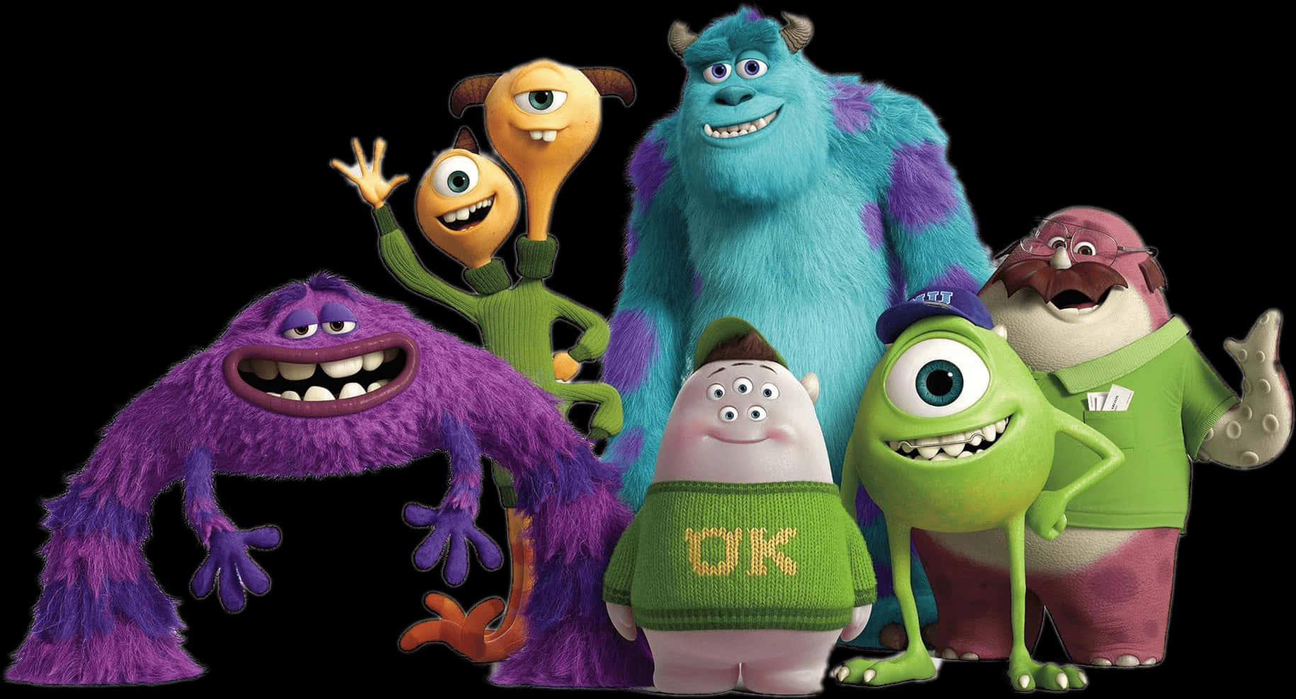 Monsters Animated Characters Group