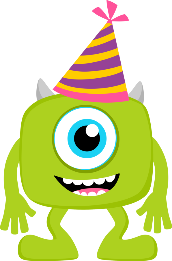 Monsters Inc Mike Wazowski Party Hat