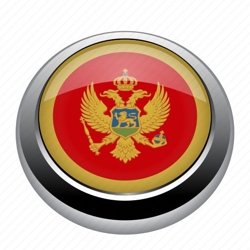 Montenegro Coatof Arms Button