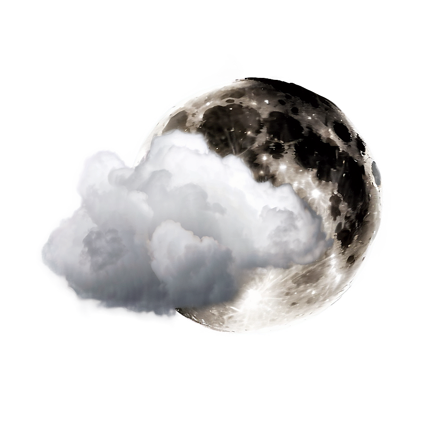 Moon And Cloud Png 04302024