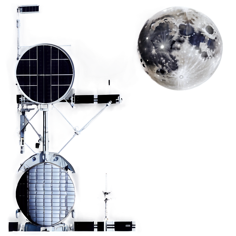 Moon And Satellite Transparent Png 28