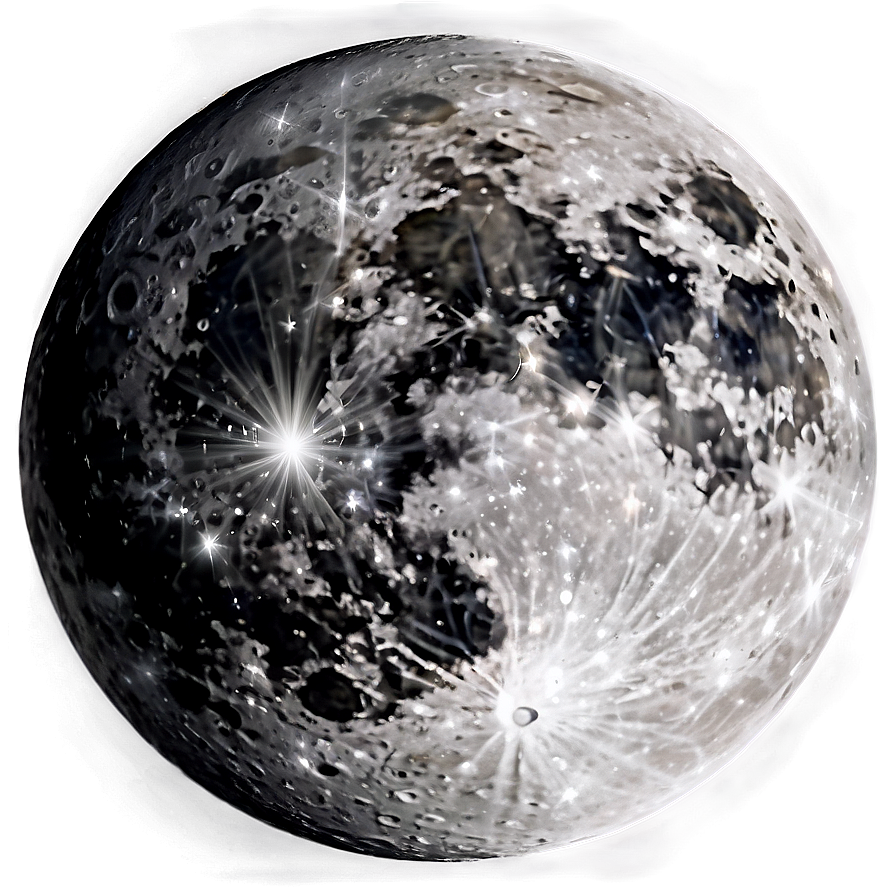 Moon In Night Sky Transparent Png 51