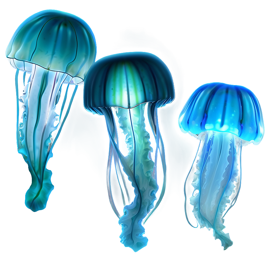 Moon Jelly Bioluminescence Effect Png 06292024