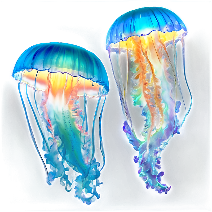 Moon Jelly Bioluminescence Effect Png 74