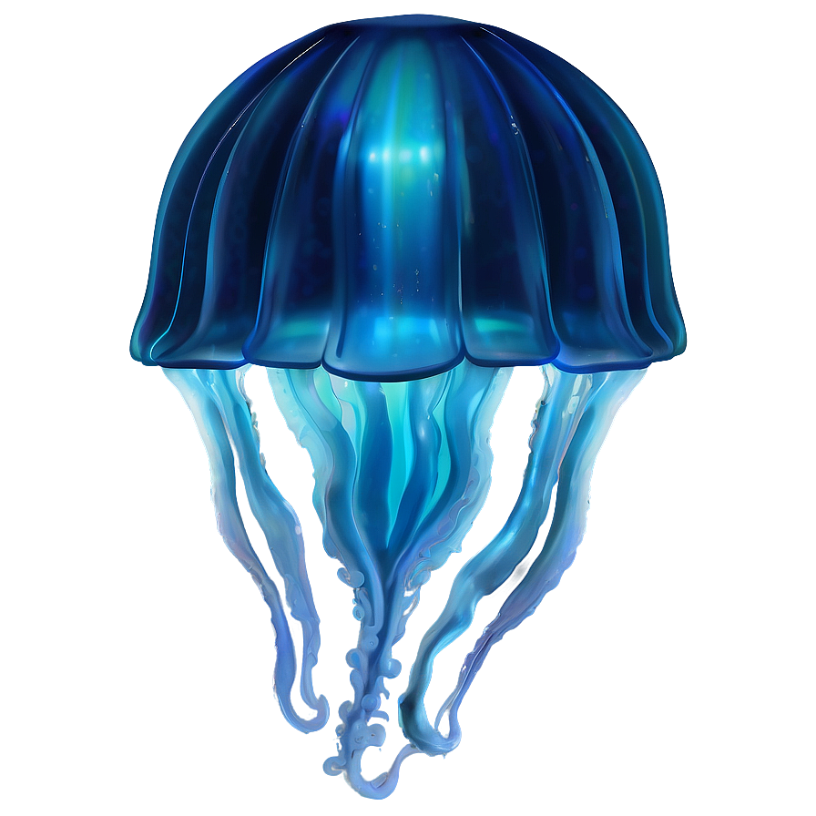 Moon Jelly In Ocean Scene Png Tkn9