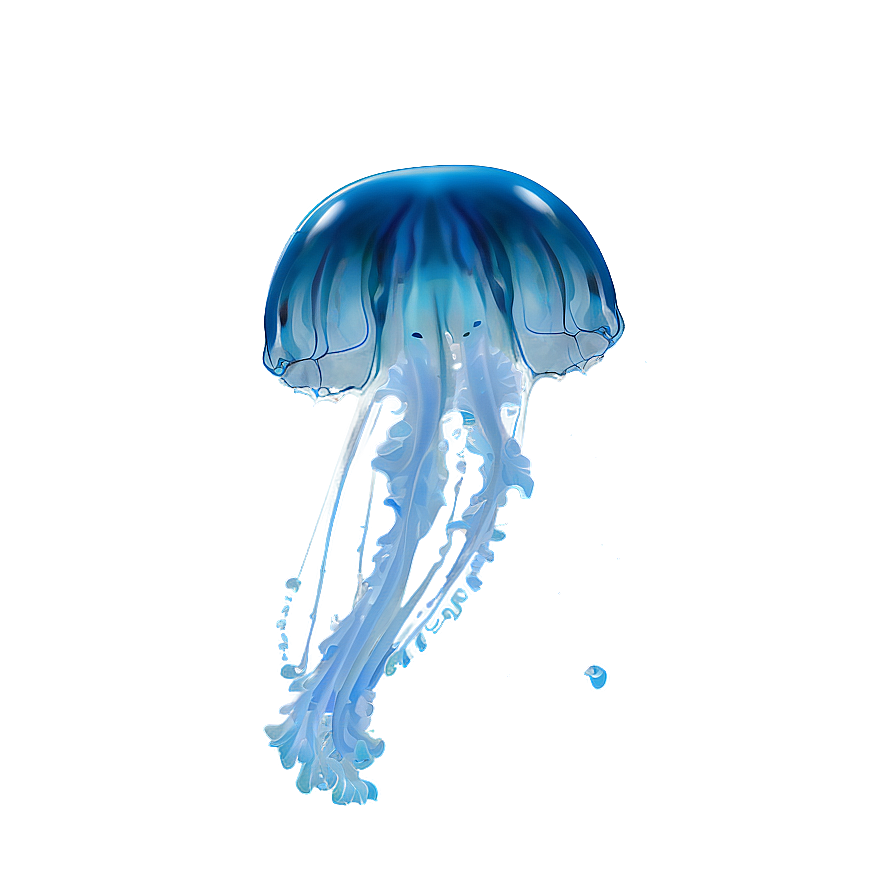 Moon Jelly In Ocean Scene Png Ygt