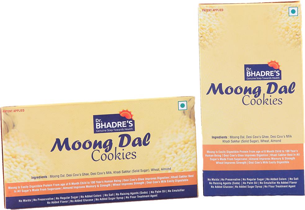 Moong Dal Cookies Packaging Design