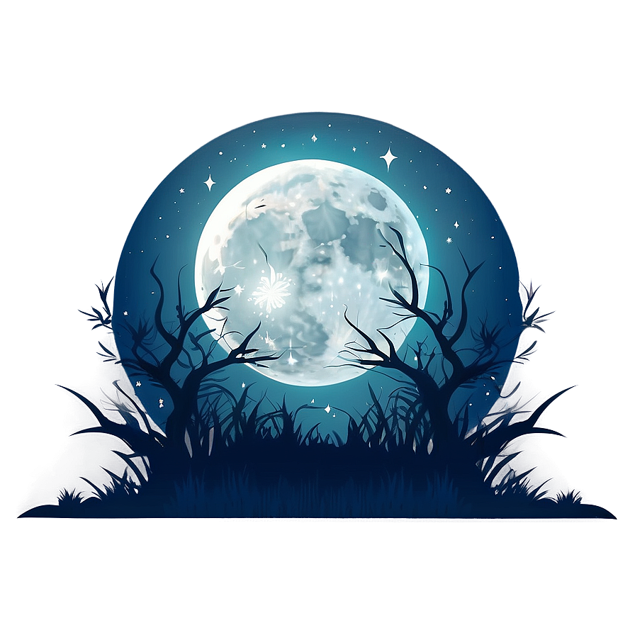 Moonlight Scene Transparent Png 05252024