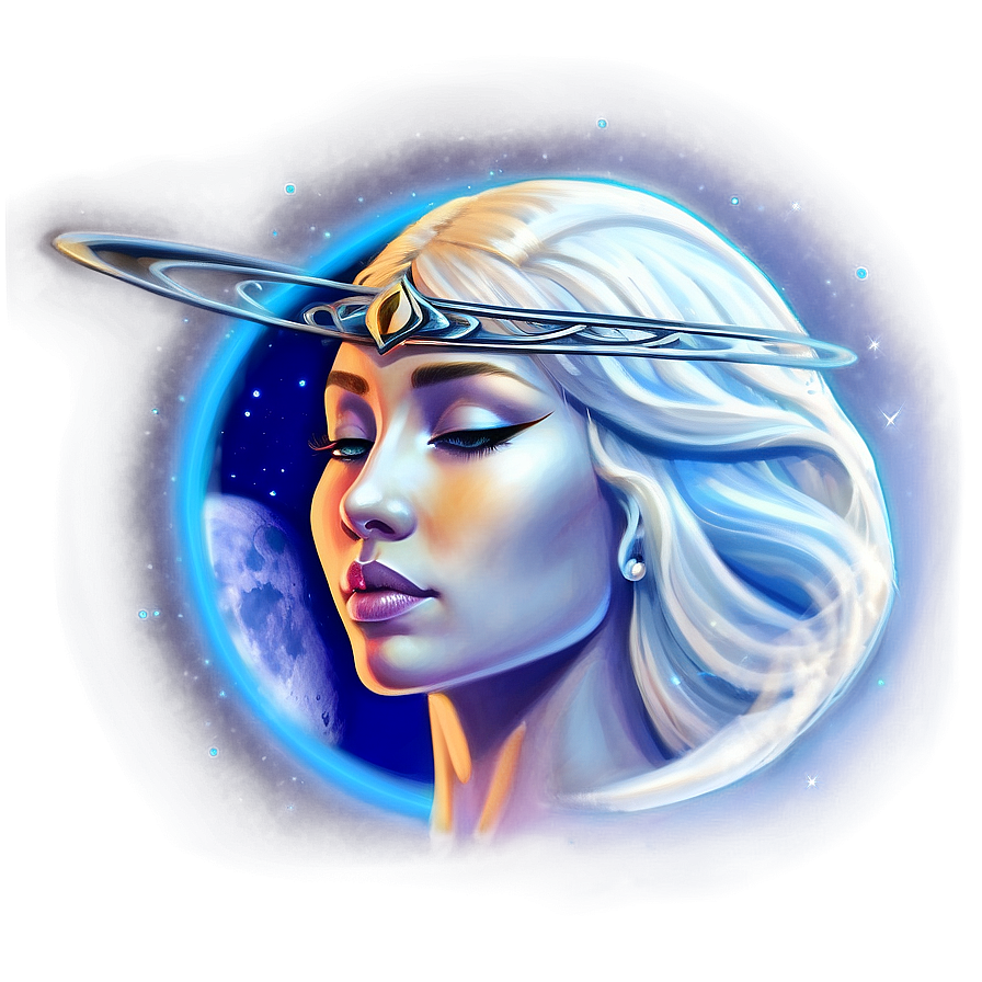 Moonlit Goddess Design Png Chh