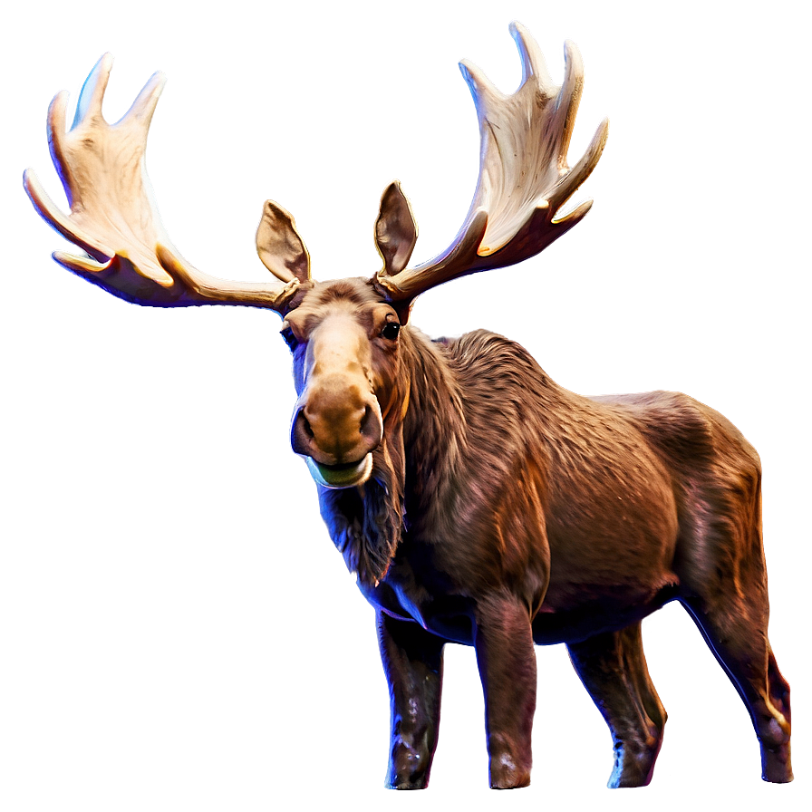 Moose With Large Antlers Png Ibu