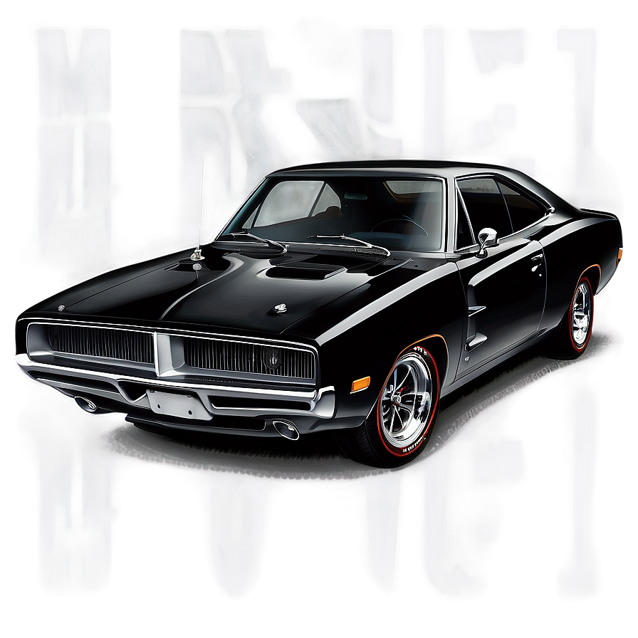 Mopar Charger Illustration Png Ief47