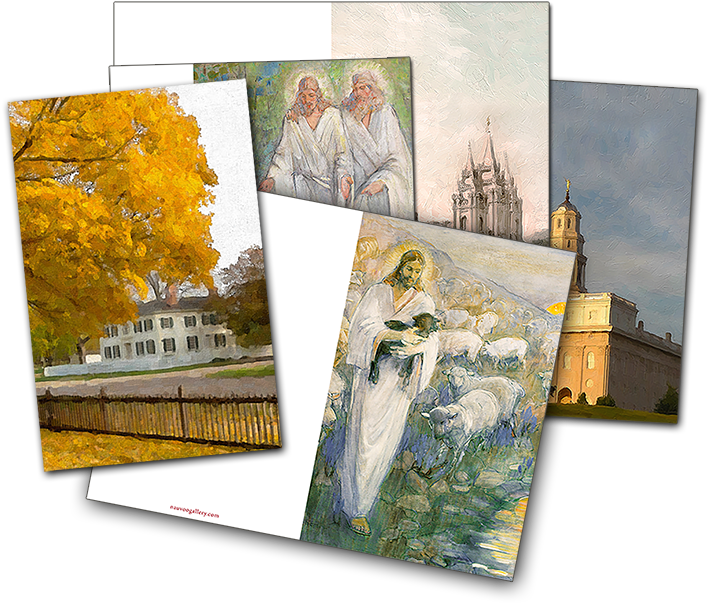 Mormon Themed Artwork Collage