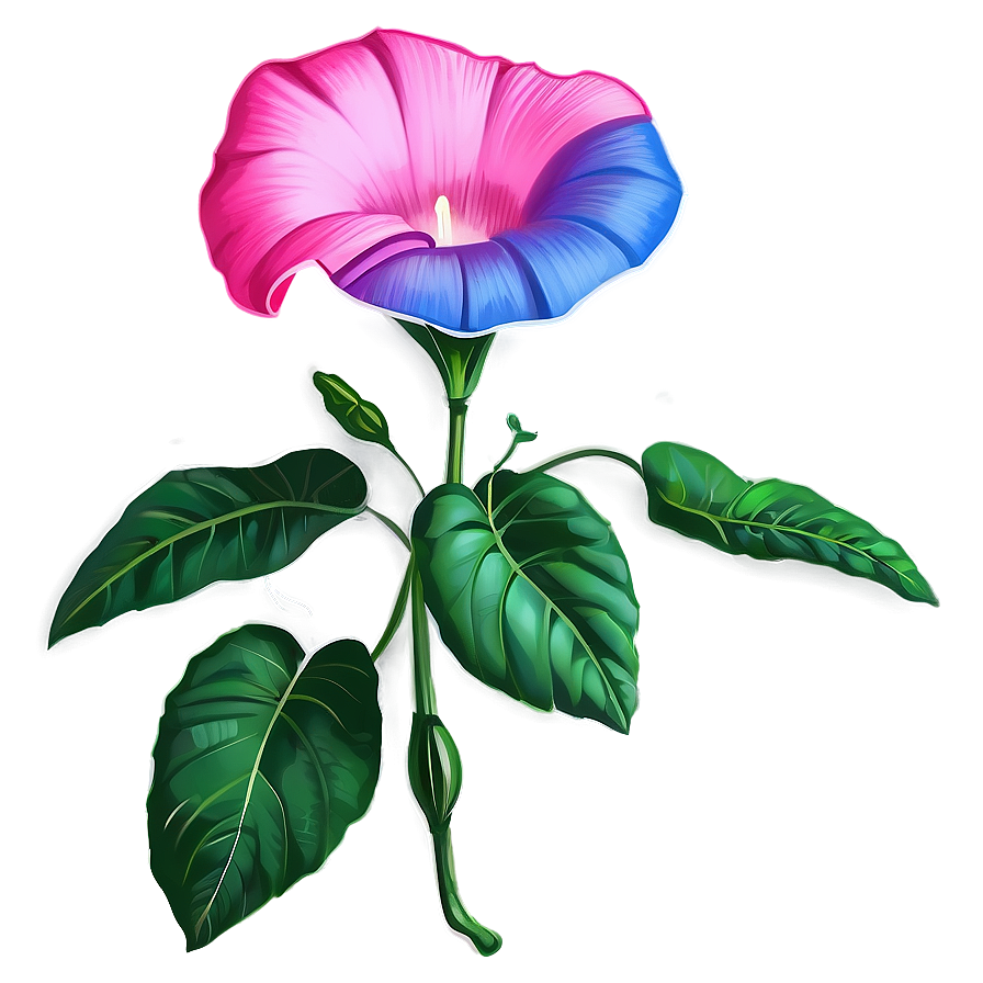 Morning Glory Flower Drawing Png Prb28