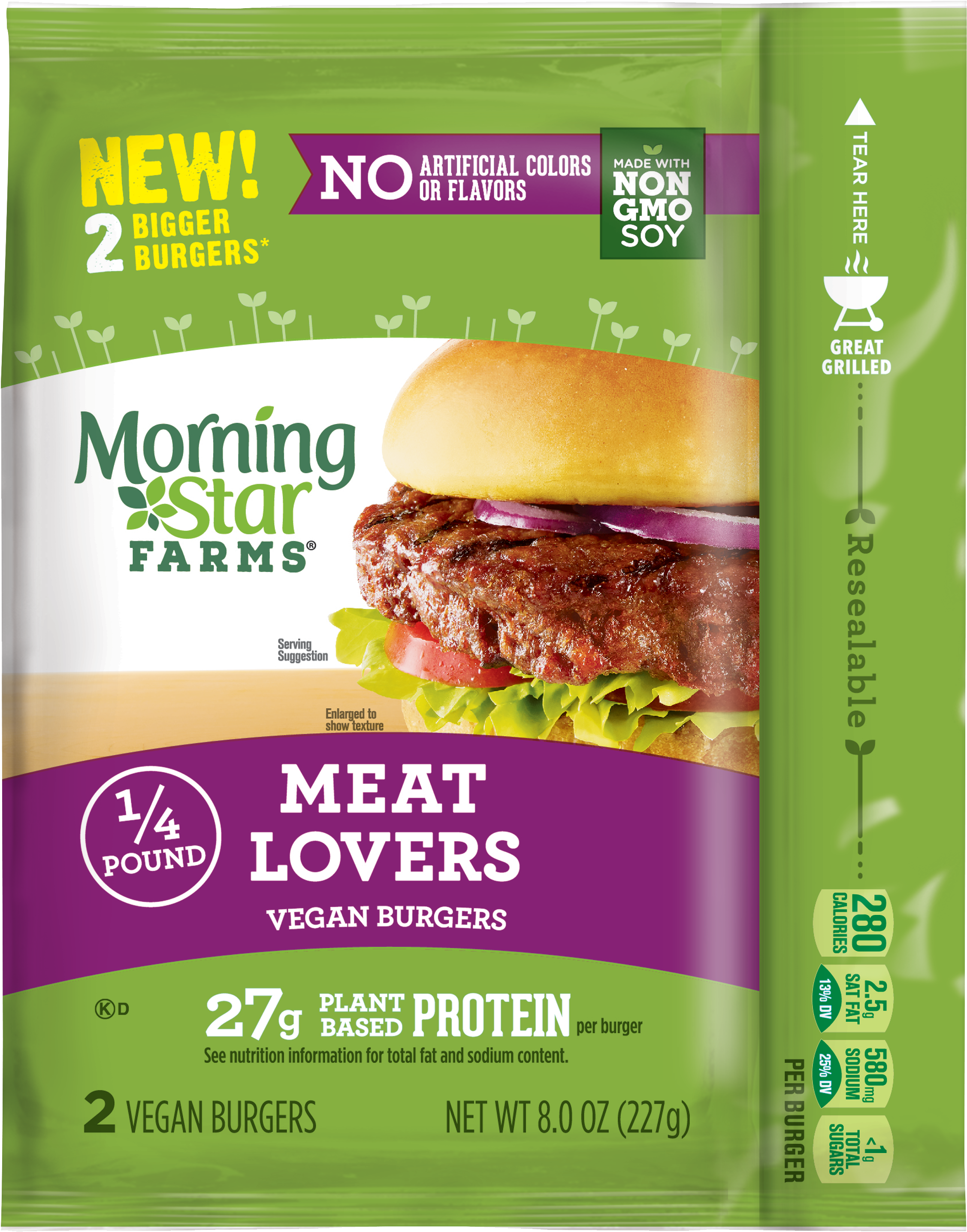 Morning Star Farms Meat Lovers Vegan Burgers Package