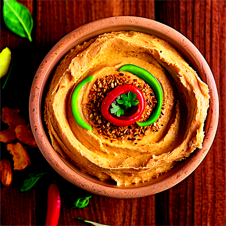 Moroccan Hummus With Ras El Hanout Png 06252024