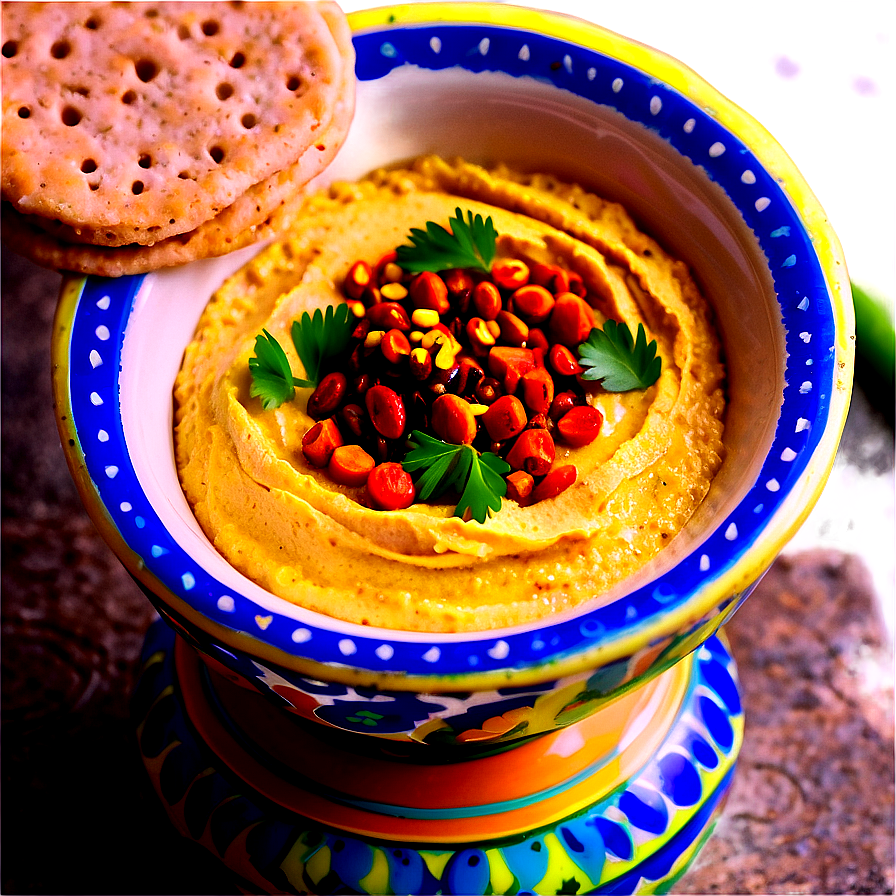 Moroccan Hummus With Ras El Hanout Png Uli41