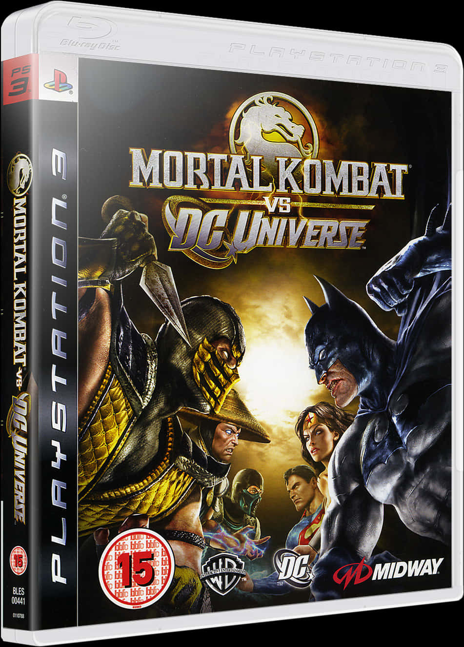Mortal Kombatvs D C Universe P S3 Game Cover