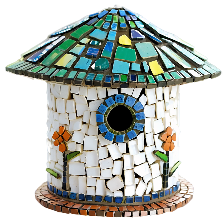 Mosaic Birdhouse Project Png Wjw16