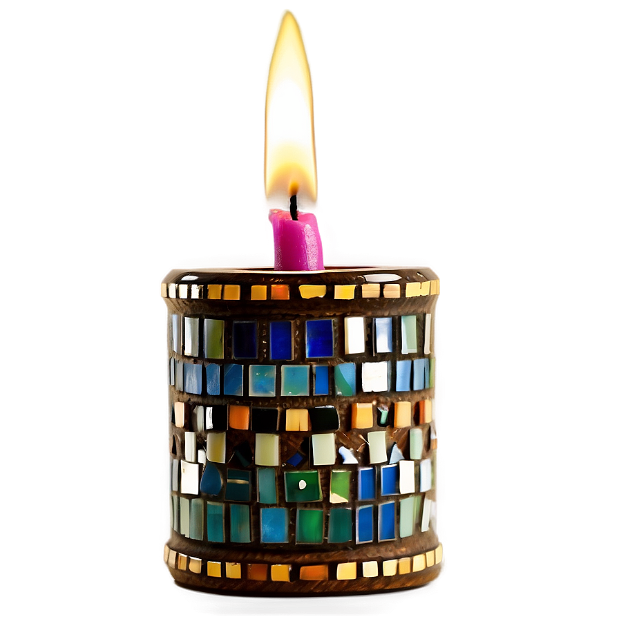 Mosaic Candle Holder Png Jnw81