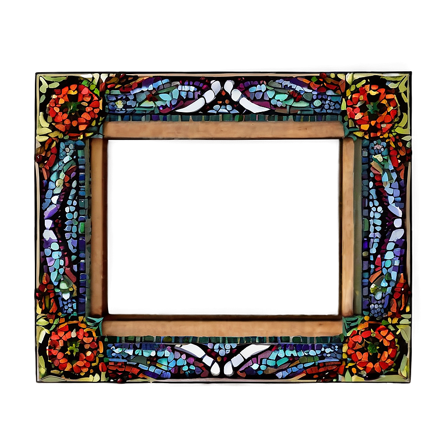 Mosaic Picture Frame Png 06252024