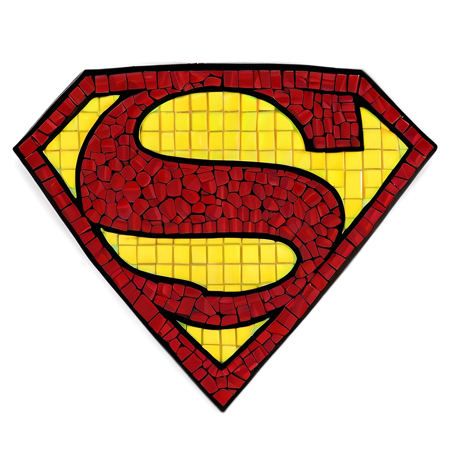 Mosaic Superman Logo Png 65