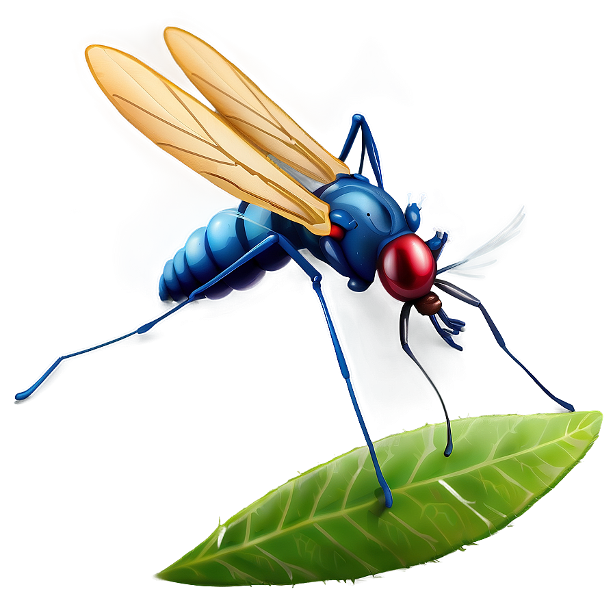 Mosquito On Leaf Png Nim86