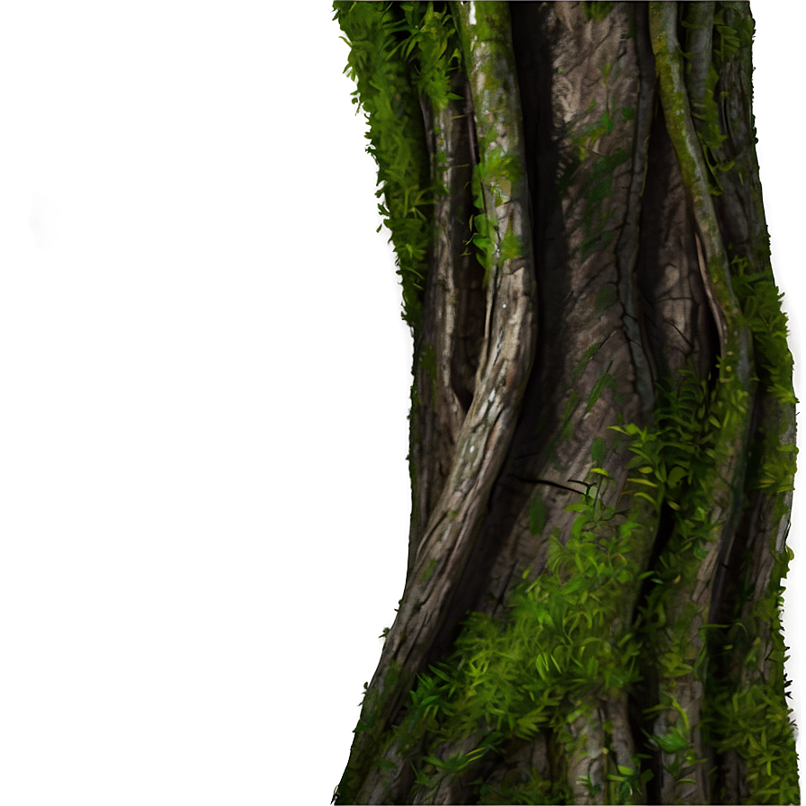 Mossy Tree Trunk Png 05242024