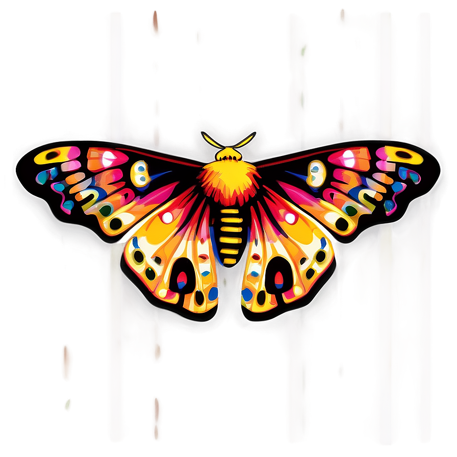 Moth Digital Art Png Grc22