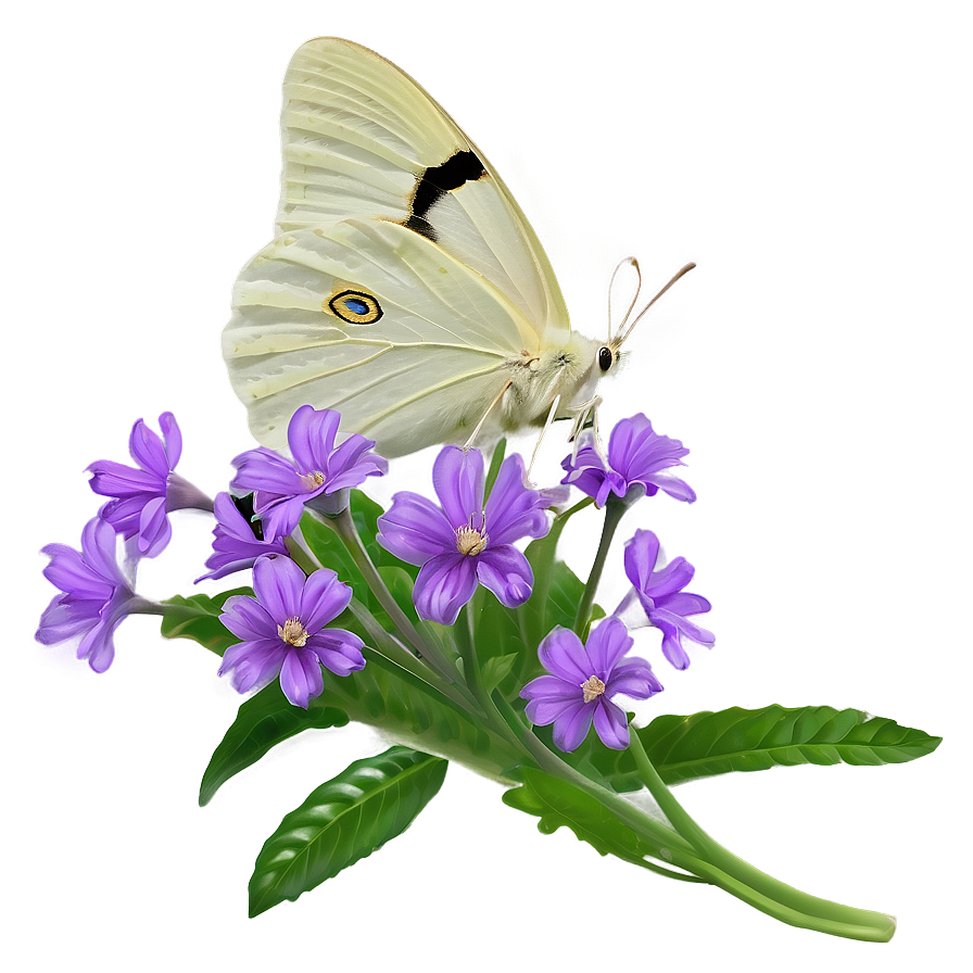 Moth On Flower Png 48