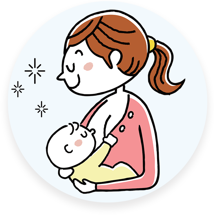 Mother_and_ Newborn_ Bonding_ Illustration