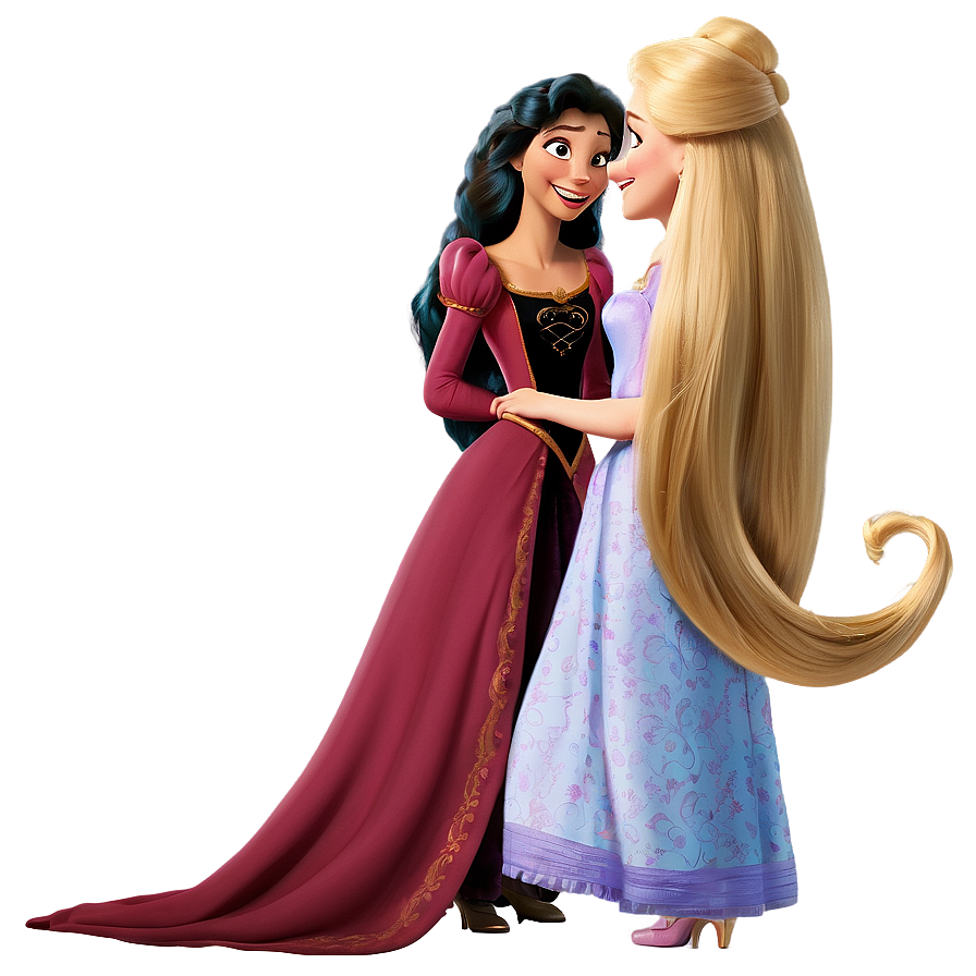 Mother Gothel And Rapunzel Png Qkp