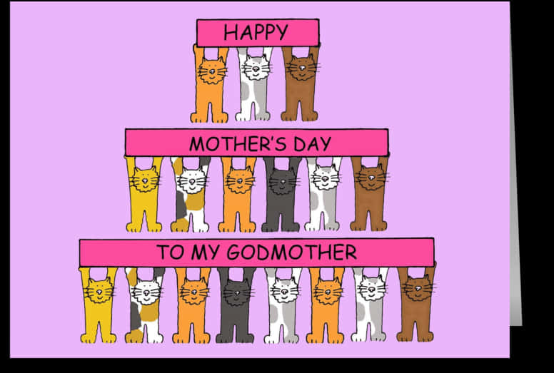 Mothers Day Cats Greeting Card