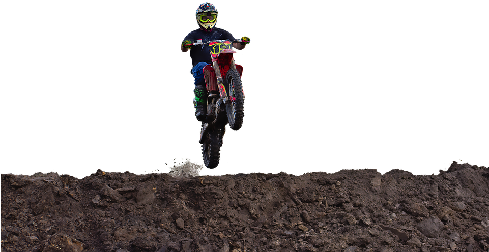 Motocross Jump Action Shot