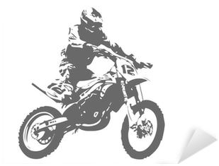 Motocross Rider Silhouette