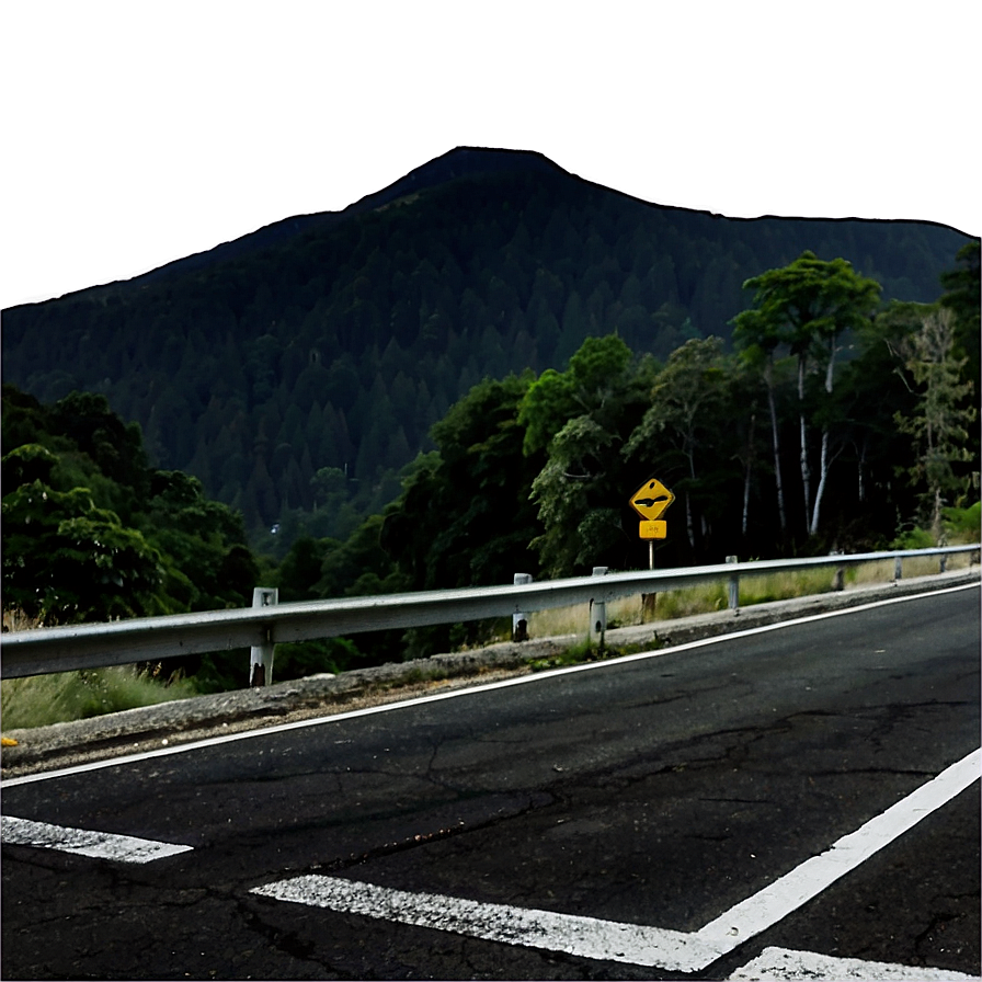 Mountain And Road Png Mkn