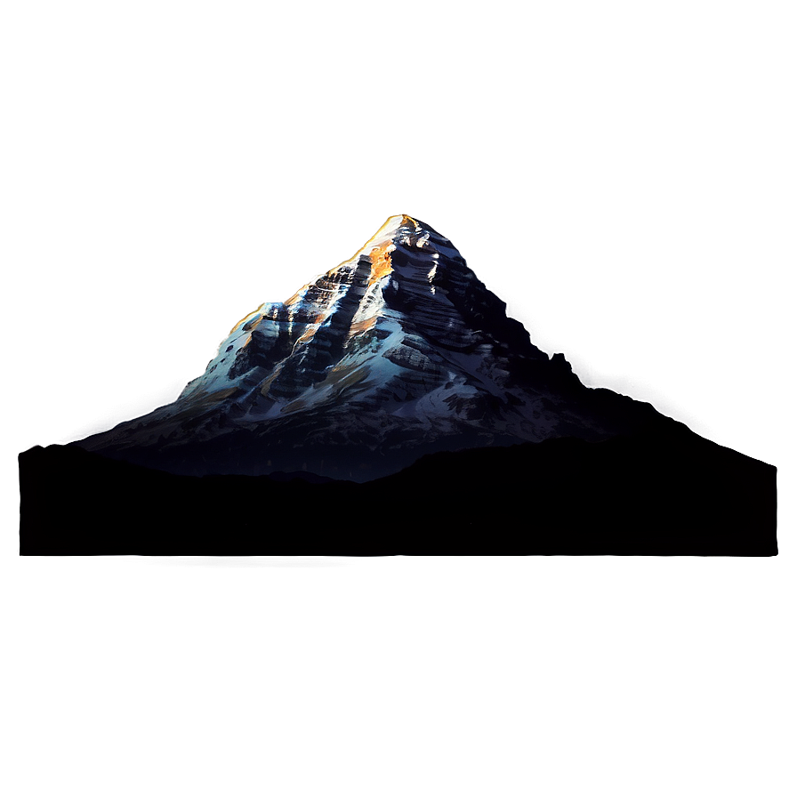 Mountain At Night Png 05032024