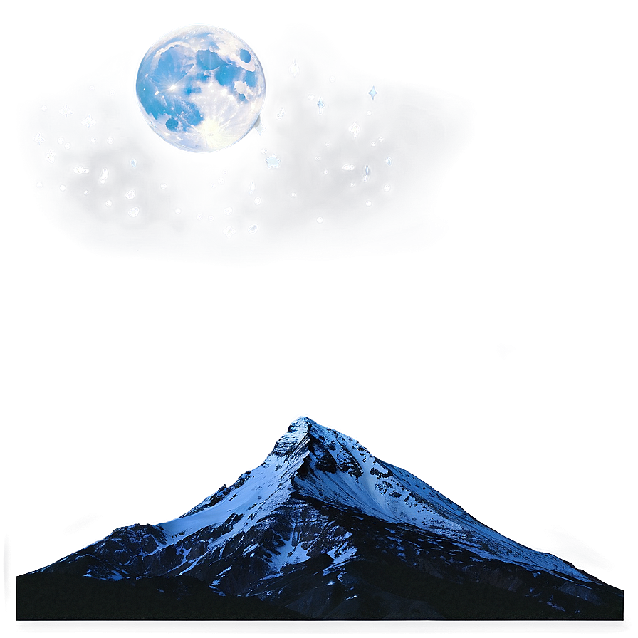 Mountain At Night Png 34