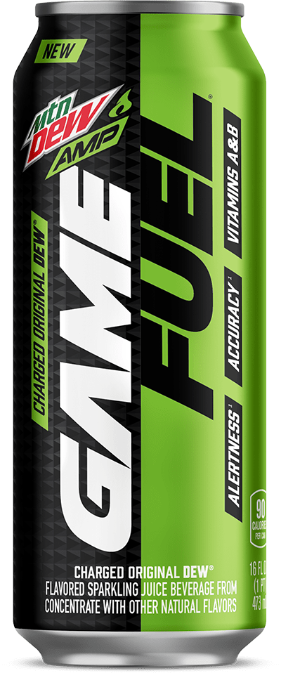 Mountain Dew A M P Game Fuel Can