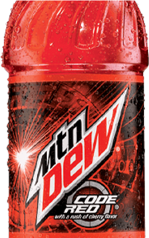 Mountain Dew Code Red Bottle