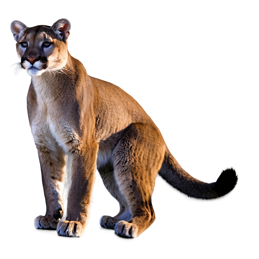 Mountain Lion At Dawn Png Jks44