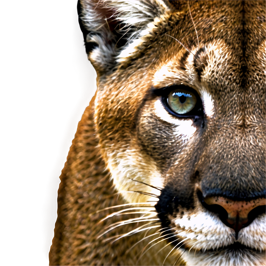 Mountain Lion Gaze Png 10