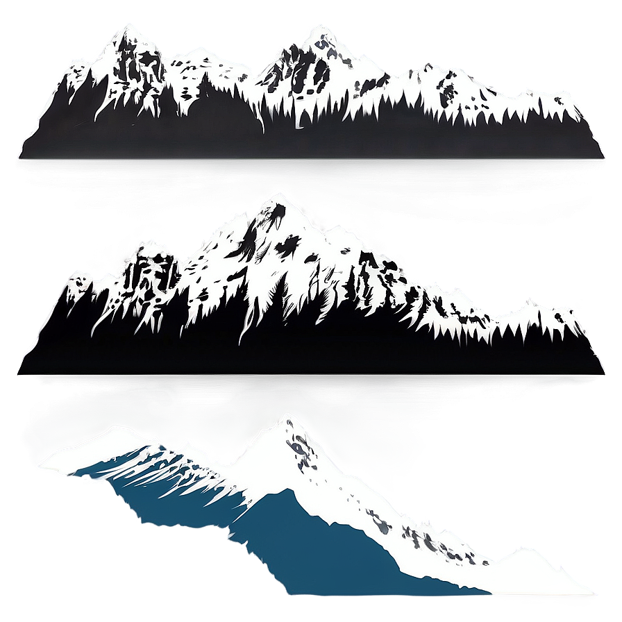 Mountain Range Silhouette Png Htu