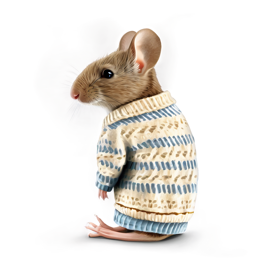 Mouse In Sweater Png Dxe24