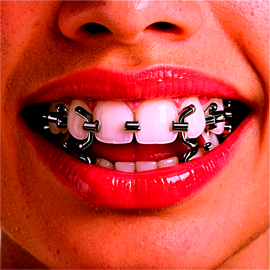 Mouth With Braces Png 05242024